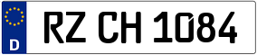 Truck License Plate